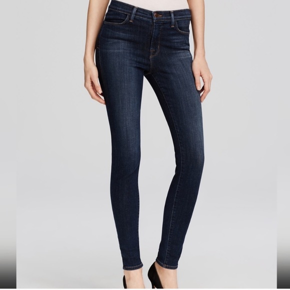 J Brand Denim - J Brand Maria High-Rise Skinny Jeans Indigo NWT Size 24 Ankle Length Stretch